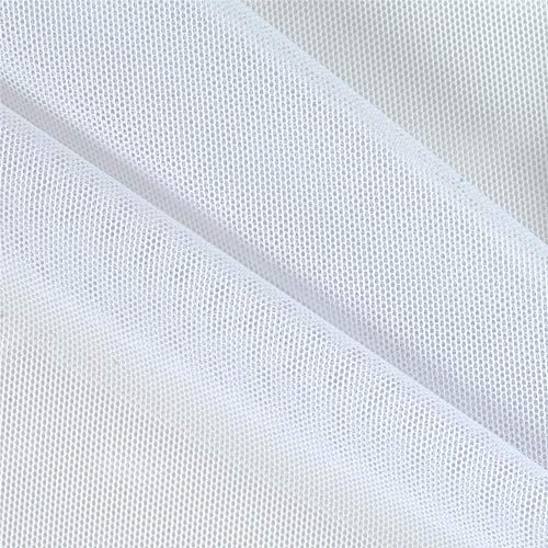 Ben Textiles Power Mesh White Fabric By The Yard