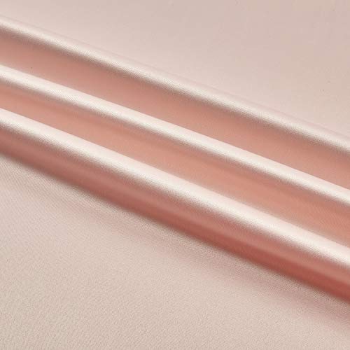 Ben Textiles Stretch LAmour Satin Blush Pink Fabric By The Yard