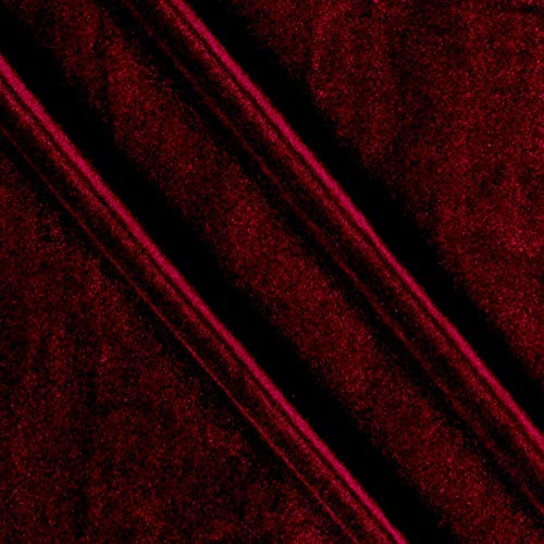 Ben Textiles Stretch Velvet Wine Fabric By The Yard