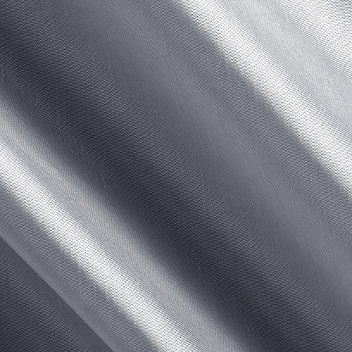 Ben Textiles Two Tone Taffeta Fabric by The Yard, Silver
