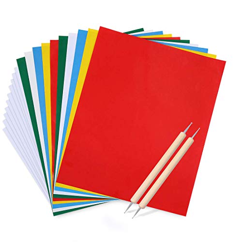 22Pcs Transfer Paper and Tracing Paper with Embossing Stylus Set, ...
