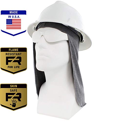 Benchmark FR Flame Resistant FR Hard Hat Liner, Sun Shade, One Siz...
