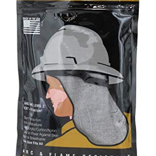 Benchmark FR Flame Resistant FR Hard Hat Liner, Sun Shade, One Siz...