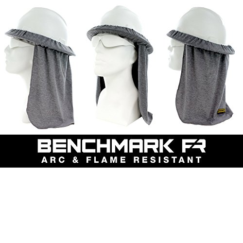 Benchmark FR Flame Resistant Hard Hat Neck Shade, Sol Shade, Lt. G...