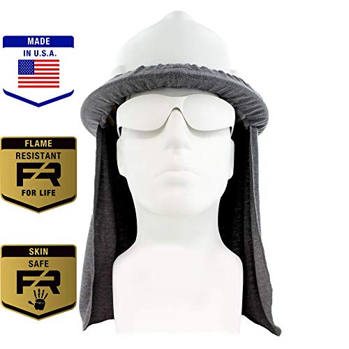Benchmark FR Flame Resistant Hard Hat Neck Shade, Sol Shade, Lt. G...