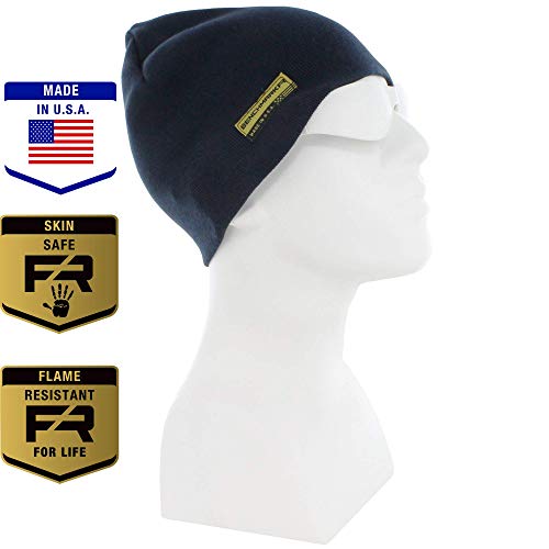BENCHMARK FR Flame Resistant Skull Cap, Navy, CAT 3, One Size, Mad...