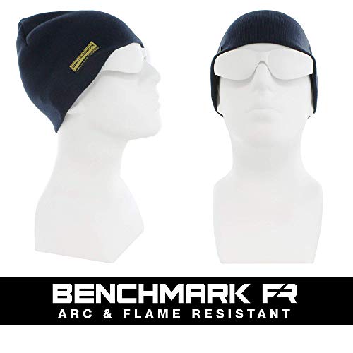 BENCHMARK FR Flame Resistant Skull Cap, Navy, CAT 3, One Size, Mad...