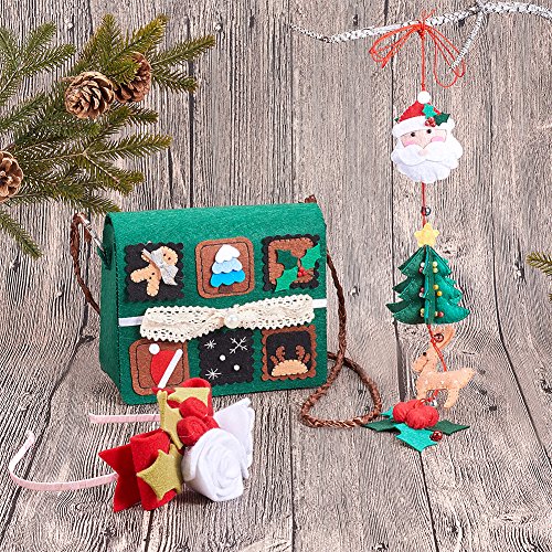 BENECREAT 40PCS 12 x 12 inches 30cm x 30cm Soft Felt Fabric Shee...