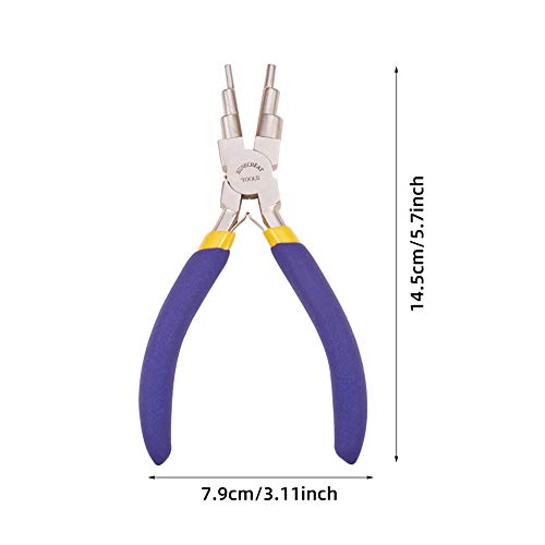 BENECREAT 6 in 1 Bail Making Pliers Wire Looping Forming Pliers wi...