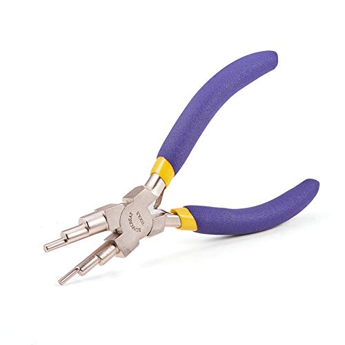 BENECREAT 6 in 1 Bail Making Pliers Wire Looping Forming Pliers wi...