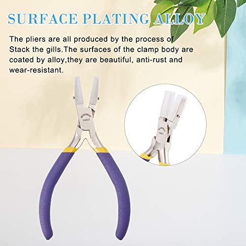 BENECREAT Double Nylon Jaw Pliers Jewelry Plier with Replacement J...