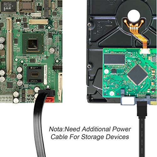 BENFEI SATA Cable III, 3 Pack SATA Cable III 6Gbps Straight HDD SD...