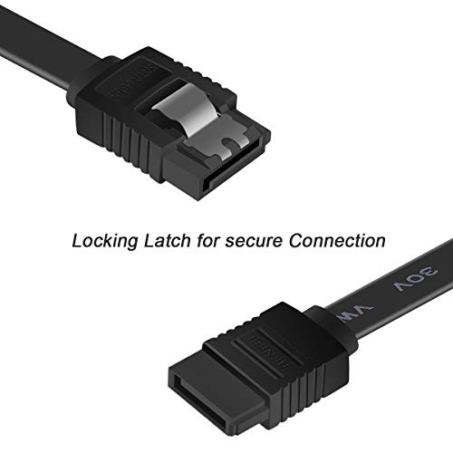 BENFEI SATA Cable III, 3 Pack SATA Cable III 6Gbps Straight HDD SD...