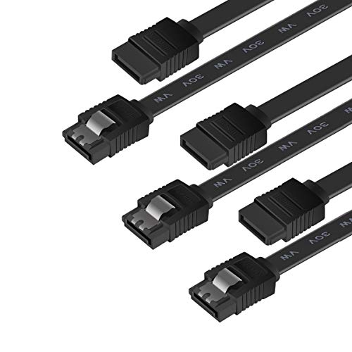 BENFEI SATA Cable III, 3 Pack SATA Cable III 6Gbps Straight HDD SD...