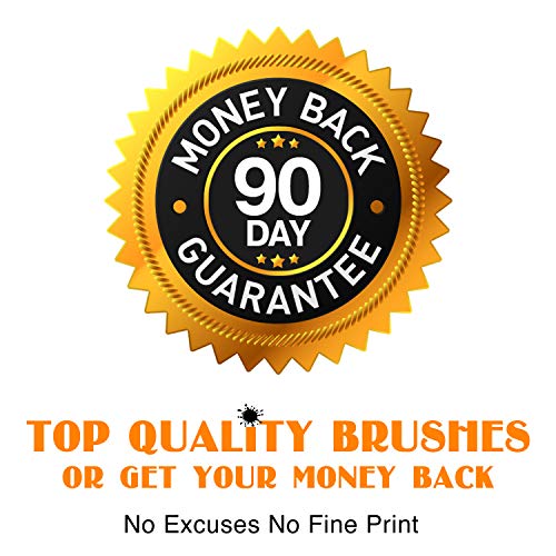 BENICCI Paint Brush Set of 16 - 15 Different Shapes + 1 Flat Brush...