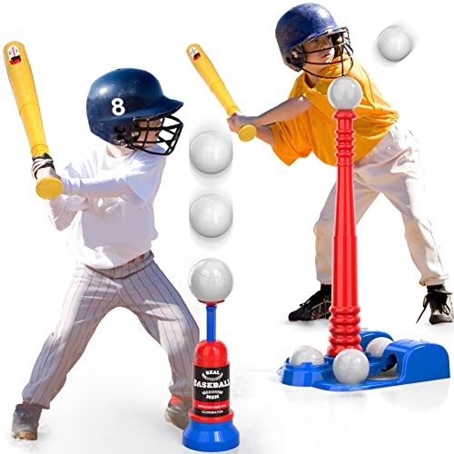 Bennol T Ball Set Toys For Kids 3-5 5-8, Kids Baseball Tee For Boy...