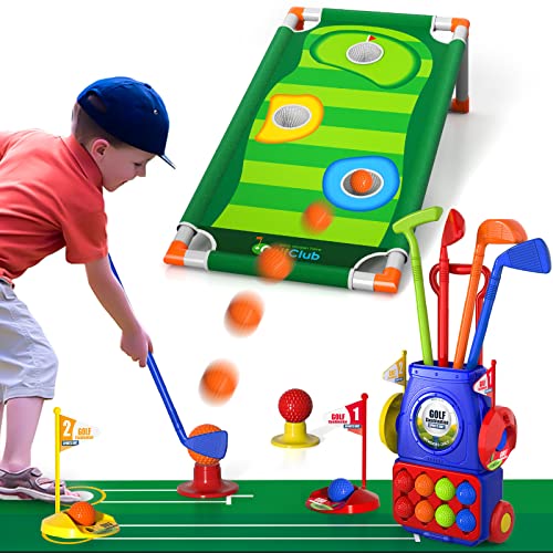 Bennol Toddler Golf Set Toys for Kids, Upgraded Kids Golf Cart Toy...