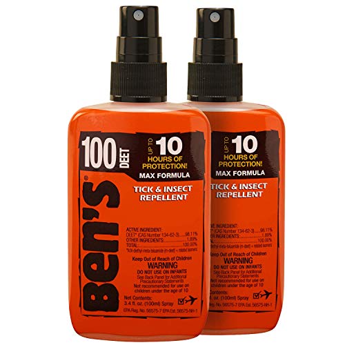 Bens 100 Insect Repellent Pack 3.4 oz Pack of 2