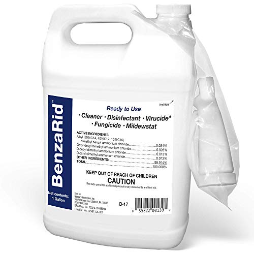 BenzaRid Hospital Grade Disinfectant 1 Gallon | Professional San...