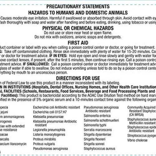 BenzaRid Hospital Grade Disinfectant 1 Gallon | Professional San...
