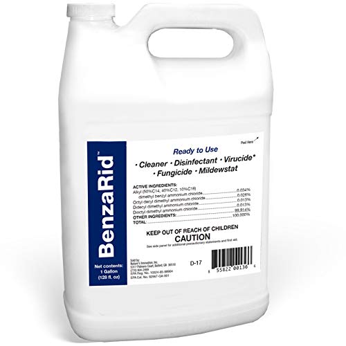 BenzaRid Hospital Grade Disinfectant 1 Gallon | Professional San...