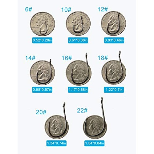 Beoccudo Fishing Hooks Freshwater Saltwater Fishing Gear Fishing T...