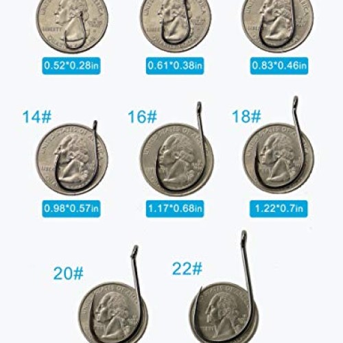 Beoccudo Fishing Hooks Freshwater Saltwater Fishing Gear Fishing T...