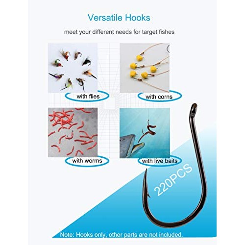 Beoccudo Fishing Hooks Freshwater Saltwater Fishing Gear Fishing T...