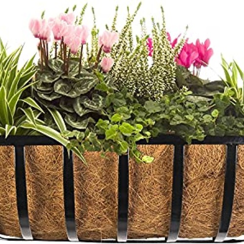 BERNIE ANSEL English Horse Trough Planters, 24-Inch Trough Planter...