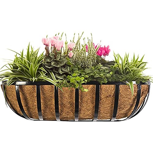BERNIE ANSEL English Horse Trough Planters, 24-Inch Trough Planter...
