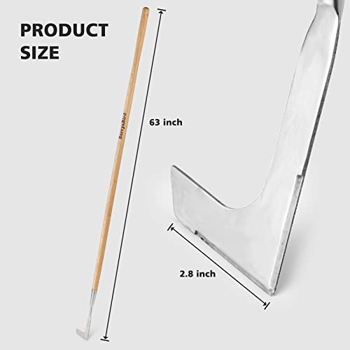 Berry&Bird Long Handle Crack Weeder, 63 Stainless Steel Garden Cr...