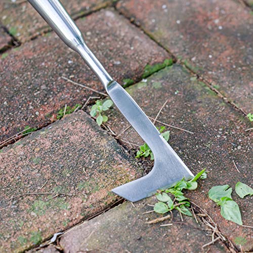 Berry&Bird Long Handle Crack Weeder, 63 Stainless Steel Garden Cr...
