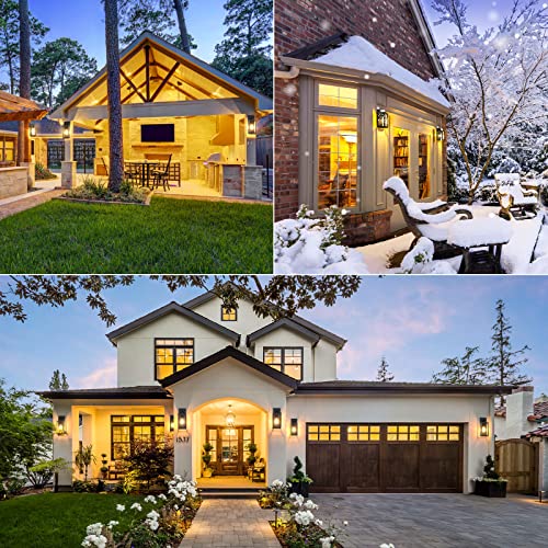 Outdoor Wall Light Fixtures, Exterior Waterproof Wall Lanterns, Po...