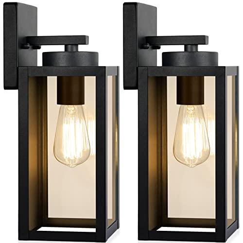 Outdoor Wall Light Fixtures, Exterior Waterproof Wall Lanterns, Po...