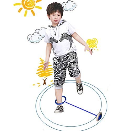 BESPORTBLE 2pcs Ankle Skip Ball Flashing Jumping Ring Children Ank...