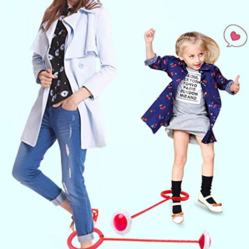 BESPORTBLE 2pcs Ankle Skip Ball Flashing Jumping Ring Children Ank...