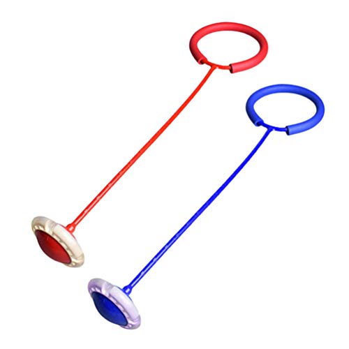 BESPORTBLE 2pcs Ankle Skip Ball Flashing Jumping Ring Children Ank...