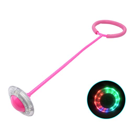 BESPORTBLE 2pcs Kids Ankle Skip Ball Flashing Jumping Ring Toys Co...
