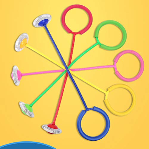 BESPORTBLE 2pcs Kids Ankle Skip Ball Flashing Jumping Ring Toys Co...