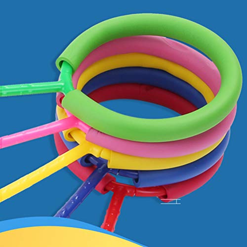BESPORTBLE 2pcs Kids Ankle Skip Ball Flashing Jumping Ring Toys Co...