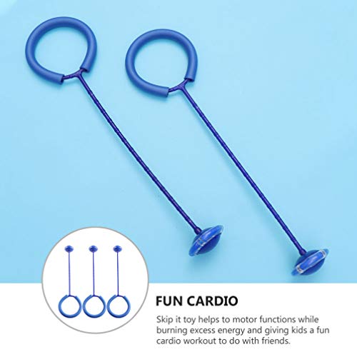 BESPORTBLE 3pcs Flashing Jumping Ring Children Colorful Ankle Skip...