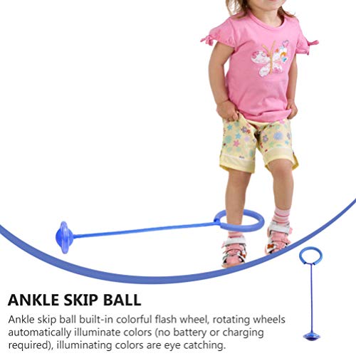 BESPORTBLE 3pcs Flashing Jumping Ring Children Colorful Ankle Skip...