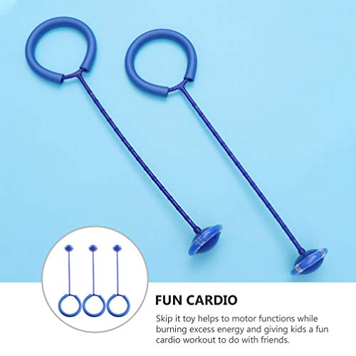 BESPORTBLE 3pcs Kids Ankle Skip Ball LED Flash Jumping Ring Ball F...