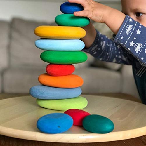 BESPORTBLE Kids Wooden Balancing Building Block Stacking Stone Gam...