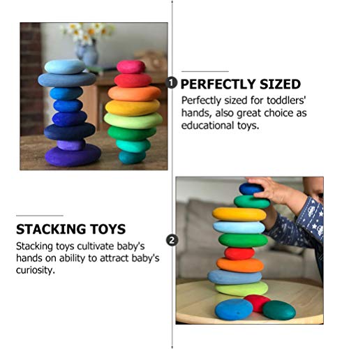 BESPORTBLE Kids Wooden Balancing Building Block Stacking Stone Gam...