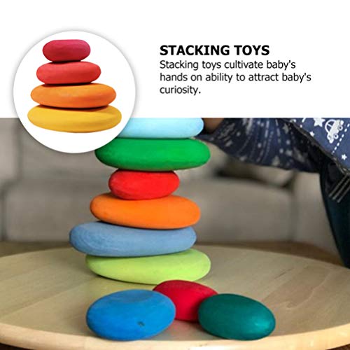 BESPORTBLE Kids Wooden Balancing Building Block Stacking Stone Gam...