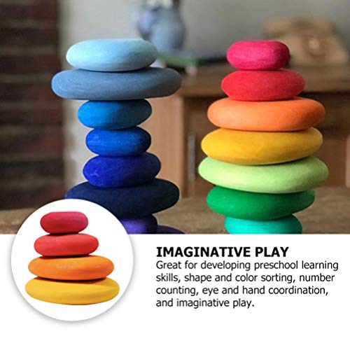 BESPORTBLE Kids Wooden Balancing Building Block Stacking Stone Gam...