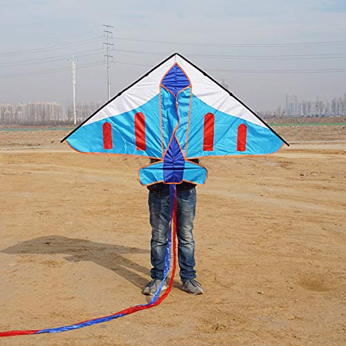 Besra 60inch Colorful Plane Kite Easy to Fly Aircraft Nylon Kite f...