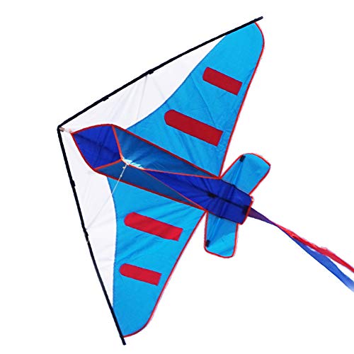 Besra 60inch Colorful Plane Kite Easy to Fly Aircraft Nylon Kite f...