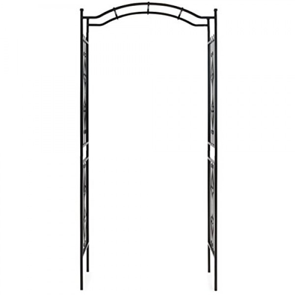 Best Choice Products Decorative Steel Garden Arch Arbor Trellis fo...